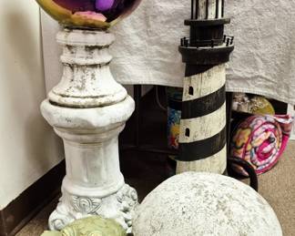 Outdoor concrete and yard art