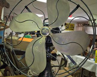 Emerson brass blade cage fan