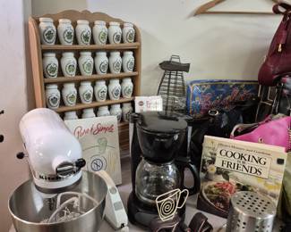 Modern kitchenware from 2 different families. KitchenAid mixer 