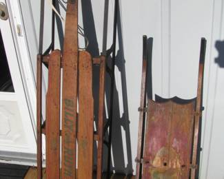 Vintage sleds