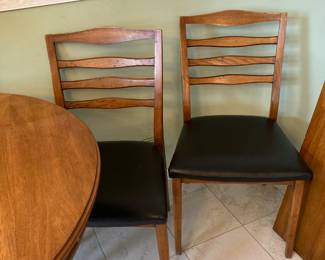 (6) MCM dining chairs.
