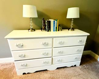 Vintage painted dresser