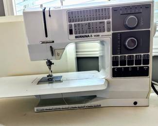 Bernina Model 1140 Sewing Machine, case, pedal, original manual and guide.
