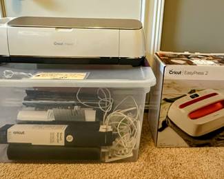 Cricut Maker Smart Cutting Machine CXPL301, Cricut EasyPress2, several roles of vinyl, Cricut markers, cutter & more bundle