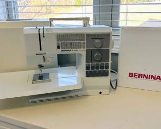 Bernina Model 1140 Sewing Machine, case, pedal, original manual and guide.