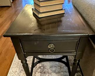 Vintage solid wood end tables - pair available