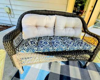 Patio Loveseat & Cushions