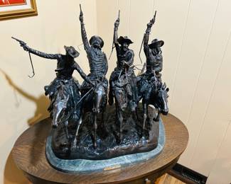Remington sculpture, “Coming Through the Rye”