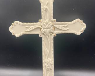 Lenox Porcelain Lily Cross 1995 Home Decor
