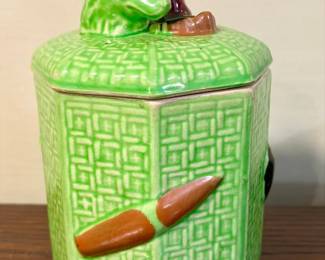 Japanese vintage ceramic tobacco jar

