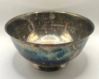 Sons of Liberty 8” Paul Revere Reproduction Silverplate Bowl
