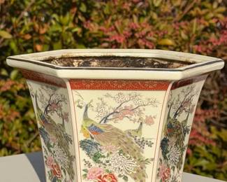 Signed Satsuma Japanese Planter
