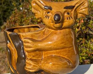 Vintage Koala Planter
