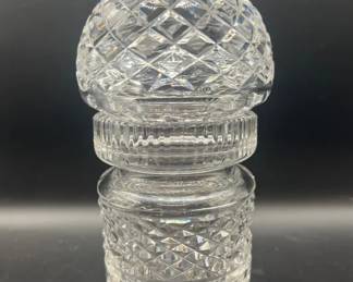 Gorgeous Crystal Jar with Imperfect Lid

