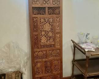 Intricate Wooden Trifold
