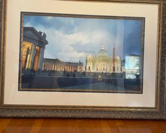 The Colonnade, Rome, Italy. Original by artist Paul  Jackson $7500