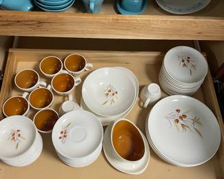 Ever Yours Autumn  Harvest Vintage Smith and Taylor dish set $200