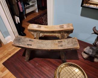 Asian wooden headrests