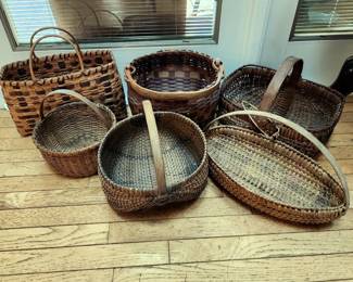Antique baskets