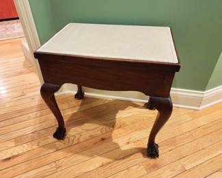 Claw-and-ball foot stool