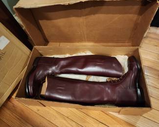Vintage Dehner custom women's leather riding boots