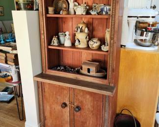 Primitive wood cupboard