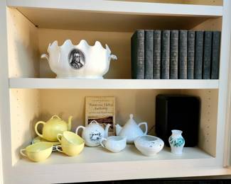 TVA pottery from Norris Dam, Wedgwood "The Franklin Bowl" Benjamin Franklin monteith