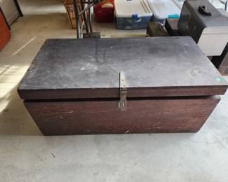 WWII-era Navy chest full of cool stuff! Buttons, clothing, lots of neat ephemera both military and Knoxville related, and more!
