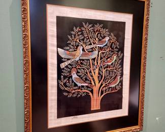 Egyptian papyrus painting