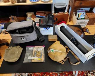 Cameras, Boy Scouts, Meade scope