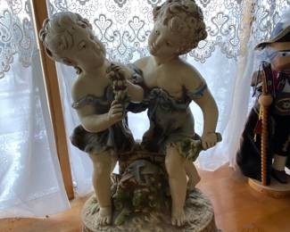 Capodimonte Putti Bisque