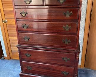 Mahogany 5 over 2 dresser