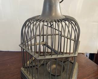 Vintage Brass Birdcage