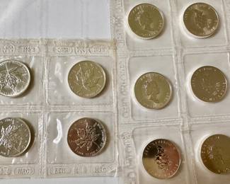 1973 Canadian $5 Maple Leaf 
1Troy oz. .999 Fine Silvrr