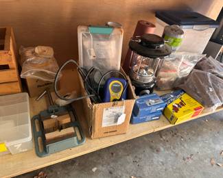 Coleman Latern
Wood related items 