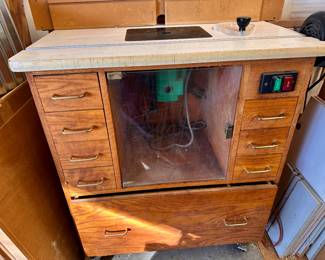 Custom made Router table with Router included