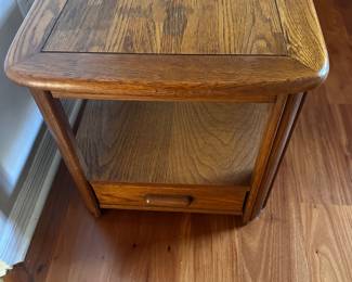 Oak Table with drawer