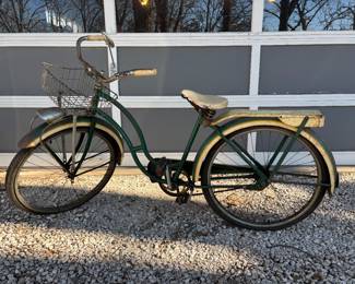 Vintage Evans Colson Commander Bicycle from late 50’s, maybe very early 60’s. Would be a great restoration project as it’s in decent shape somewhat already. Will presale this bike. If interested give us a call. 