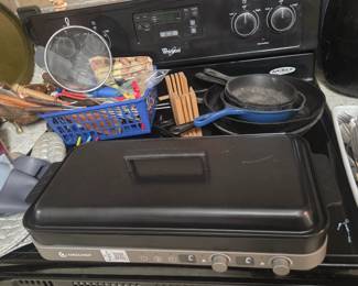 Portable cooktop and cast irons