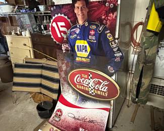 Micheal Waltrip Coca- Cola store display never used . 