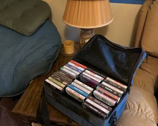 Various artists cassette tape collection. Sold as a lot with case 