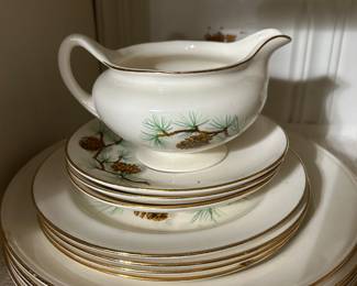 Beautiful pinecone dishes