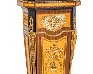 Lot 39
Franz Hermle Louis XIV Style Tall Case Clock 20th C., H 83.5" W 19.5" Depth 12.5" H 82" W 19" Depth 12"