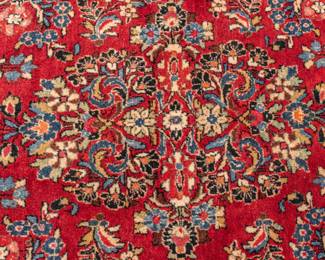 Lot 218
Persian Sarouk Hand Woven Wool Oriental Rug 1930-1950, W 9' L 12'