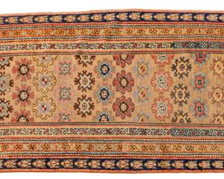 Lot 212
Persian Kurdish Sauj Bulagh Hand Woven Wool Oriental Rug, Ca. 1920, W 3' 5" L 9' 4"