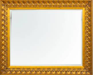 Lot 45
American Contemporary Giltwood Mirror, 1980, H 38.5" W 46.5"