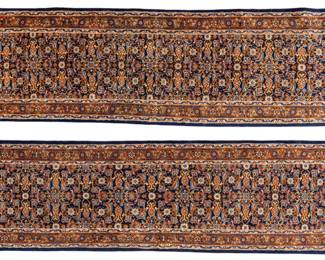 Lot 225
Persian Tabriz Hand Woven Wool Runner 1920, W 2' 5" L 23' 6"