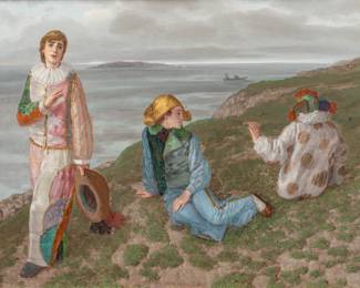 Lot 1025
Claude Harrison (British, 1922-2009) Oil Board 1978, H 12" W 16" Frame Size: H 17.75" W 21.5"