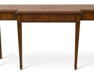 Lot 70
Maitland-Smith Carved Mahogany Console Table 20th Cent., H 32" W 60" Depth 15"