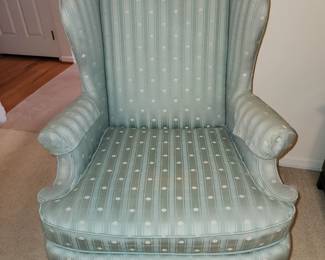 Queen Anne wingback chair